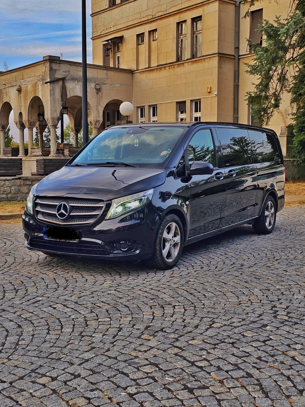 Mercedes passenger van exterior