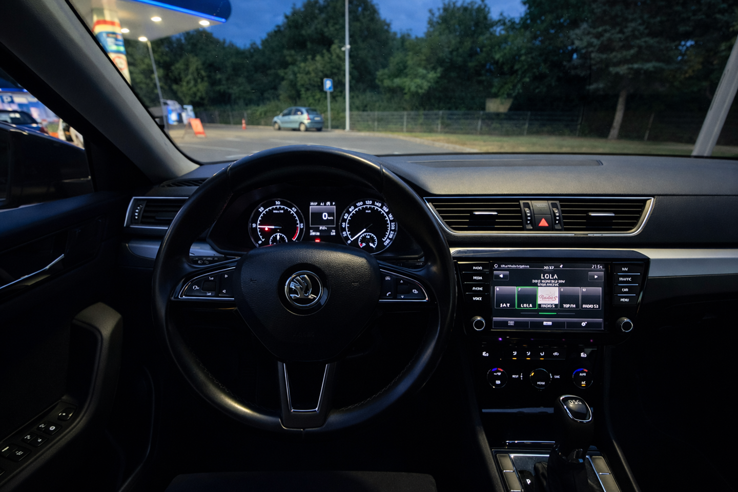 Skoda sedan interior